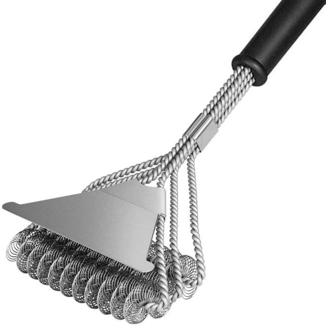 non metal bristle grill brush