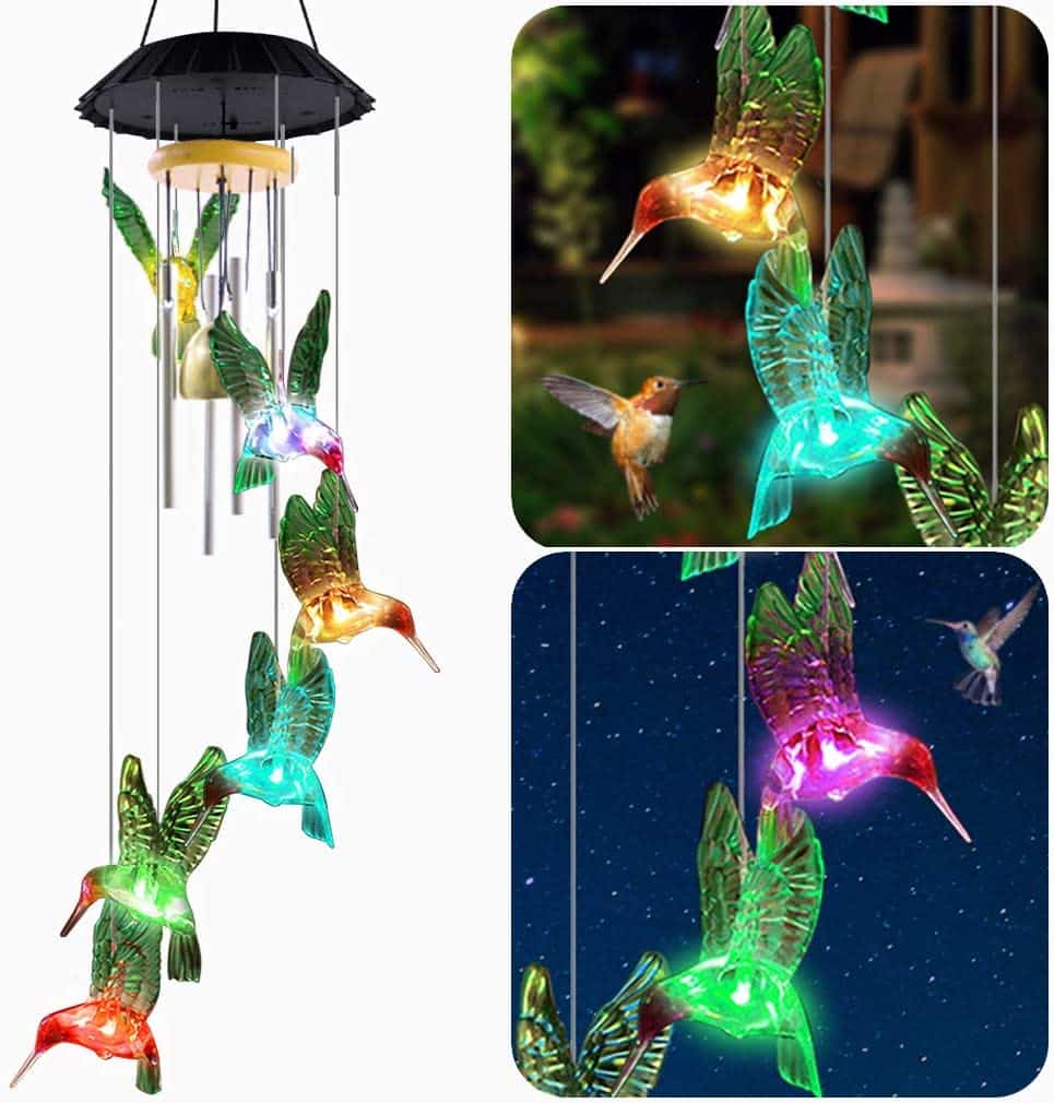 Solar Powered Wind Chime Lights