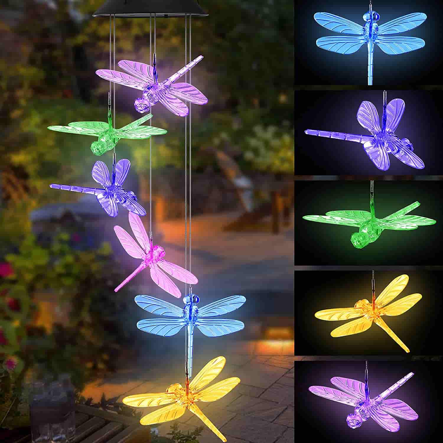 Solar Powered Wind Chime Lights