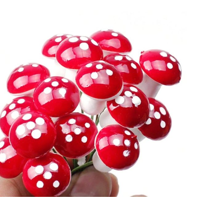 Decorative Cute Mini Mushrooms