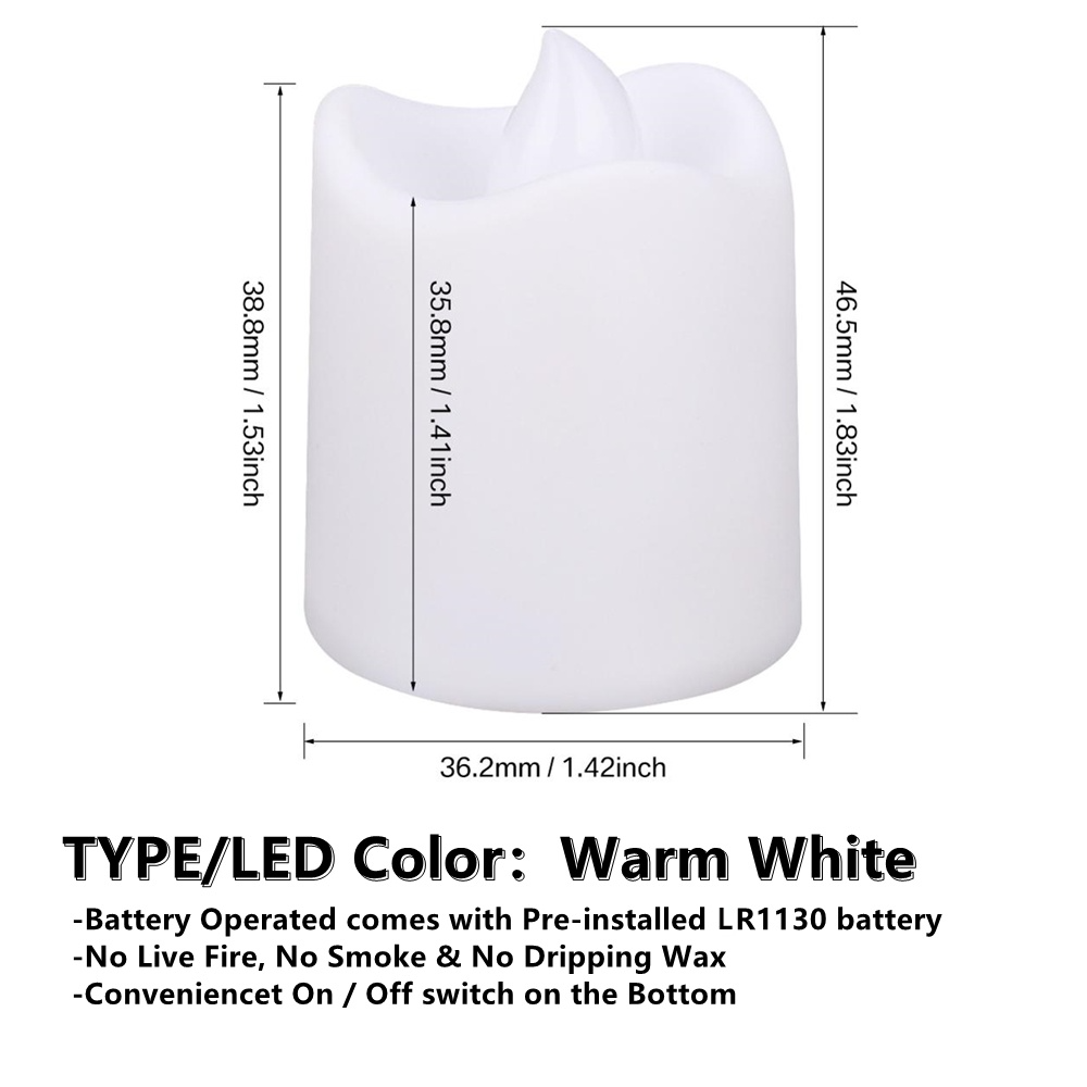 6/24Pcs Flameless LED Candles Tea Light Creative Lamp Battery Powered Home Wedding Birthday Party Decoration Lighting Dropship 6/24Pcs Flameless LED Candles Tea Light Creative Lamp Battery Powered Home Wedding Birthday Party Decoration Lighting Dropship