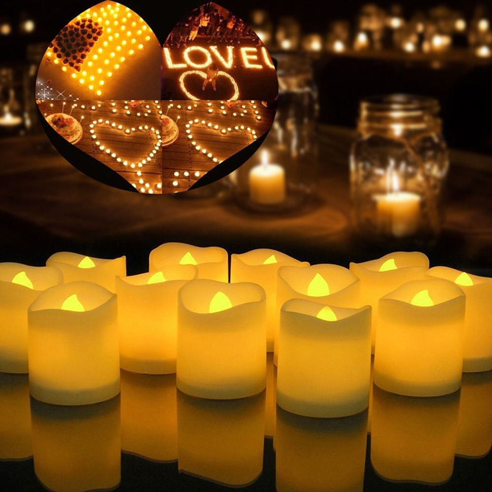 6/24Pcs Flameless LED Candles Tea Light Creative Lamp Battery Powered Home Wedding Birthday Party Decoration Lighting Dropship 6/24Pcs Flameless LED Candles Tea Light Creative Lamp Battery Powered Home Wedding Birthday Party Decoration Lighting Dropship