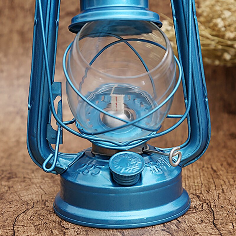 1PC Handheld Oil Lamp Retro Kerosene lamp Camping Light Flame Light Lantern Outdoor Indoor Nightlights Camping Lamp Tools